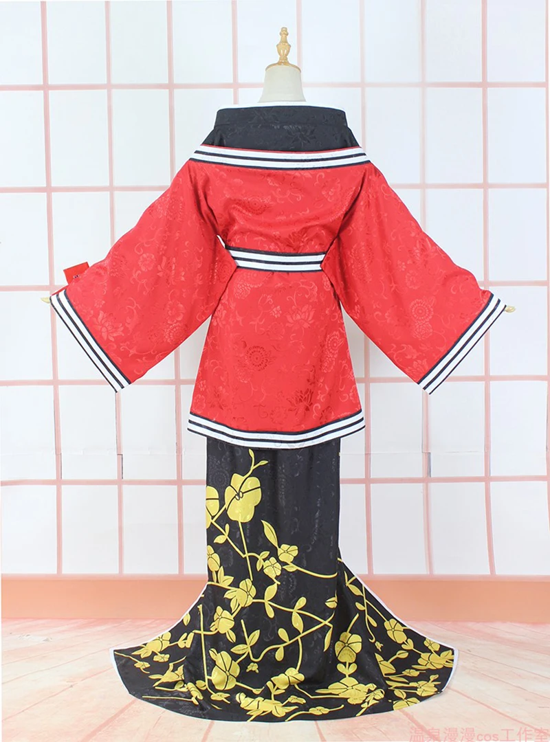 COSLEE Vtuber Nina Kosaka Kimono Dress Cosplay Costume Halloween Party Suit Role Play Clothing Custom Made NEW view 2