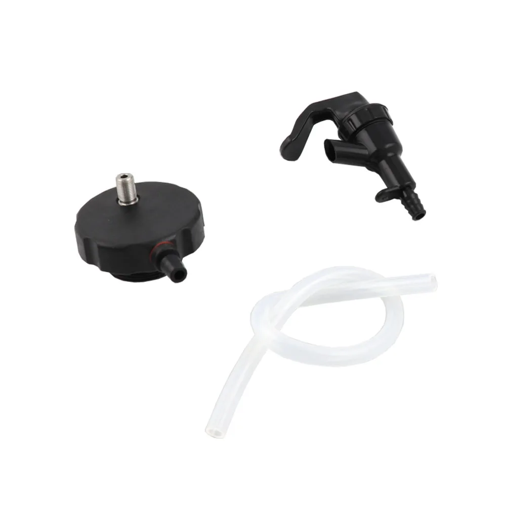 Mini Keg Basic Cap with Silicone Hose Picnic Faucet Fit 2L 4L 5L Homebrew Kegging Portable Beer Keg Dispenser Spear Growler Tap