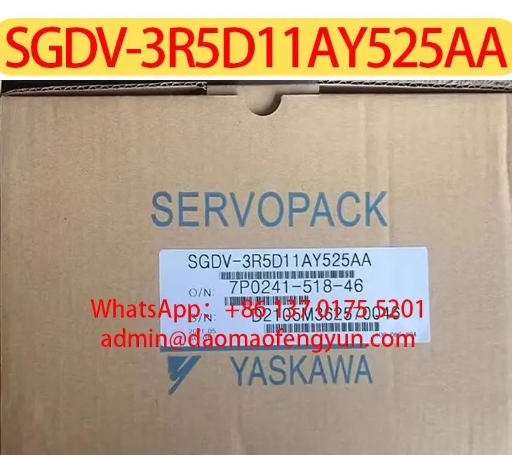 

SGDV-3R5D11AY525AA Brand New Servo Drive Original Genuine，Fast Shipping，SGDV 3R5D11AY525AA