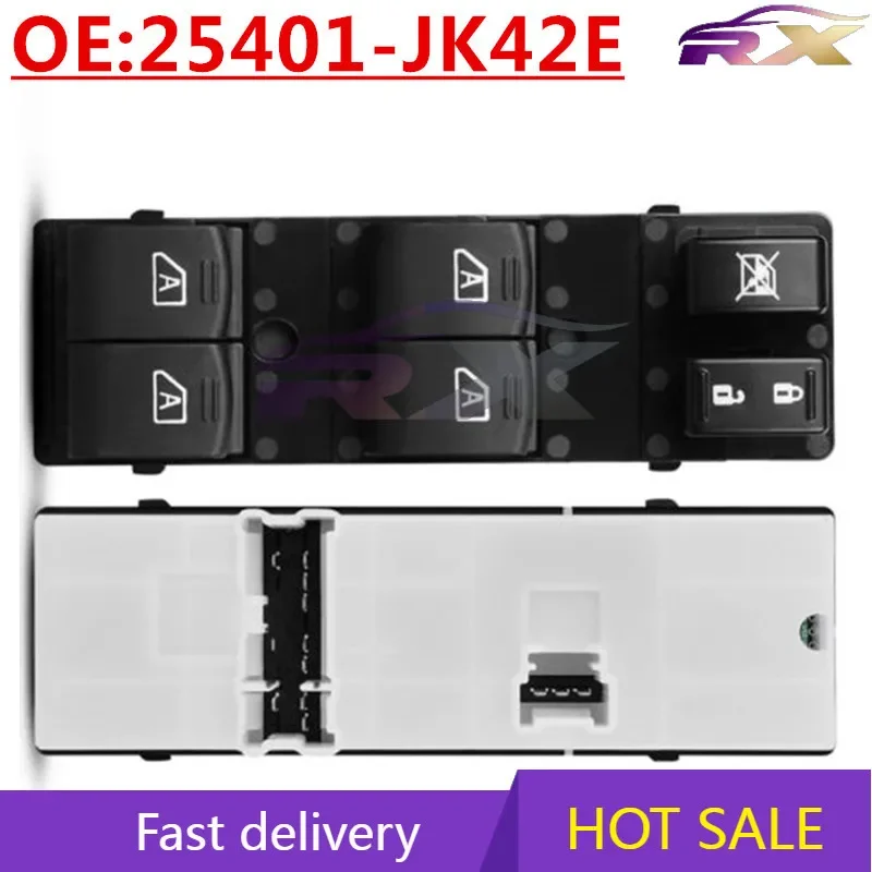 NEWM:25401-JK42E Left Front Power Window Master Control Switch For Nissan Infiniti