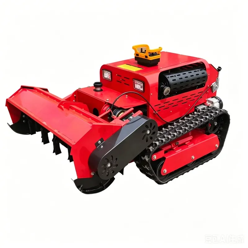 2026Hot RC Crawler Lawn Mower Zero Turn Flail Cutting Orchard Brush Cutter with 24V 764CC Petrol Engine for Thorns and Thick