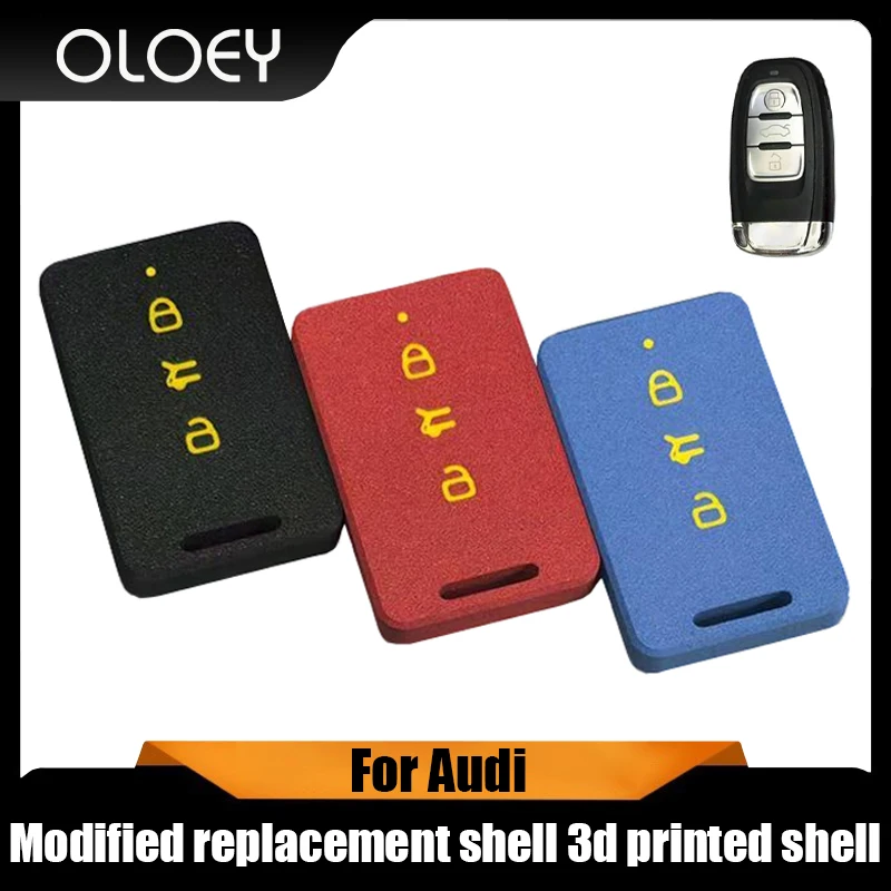

For Audi A6L A4L A3 A5 A8 Q3 Q4 Q5L key shell modification replacement shell 3d printing shell
