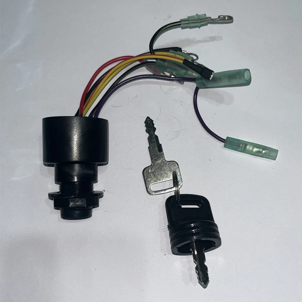 

ZERE Boat Ignition Key Switch 87-17009A5 87-17009A2 For Mercury Outboard 9.9HP 15HP 18HP 25HP 30HP 320 380 Hypalon RIB