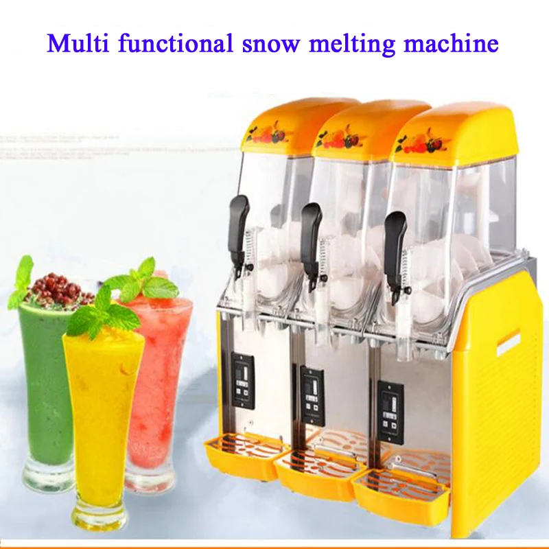 

Single Cylinder Stainless Steel Commercial Slush Machine for Snow Mud Smoothie Juice Cold Drink Cafe and Beverage Shop Productio