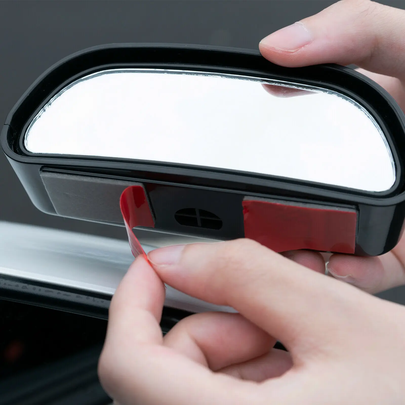 Adjustable Wide Angle Auto Rearview Mirror Convex Side Blind Spot Mirror for Car Reverse Parking Auxiliary Rear View Mirror