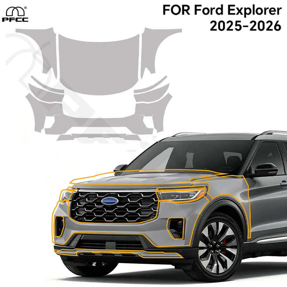 

Precut TPU PPF Clear Bra For Ford Explorer 2025 2026 Car Anti-scratch Paint Protection Film Resistant Repairable Invisible Cover