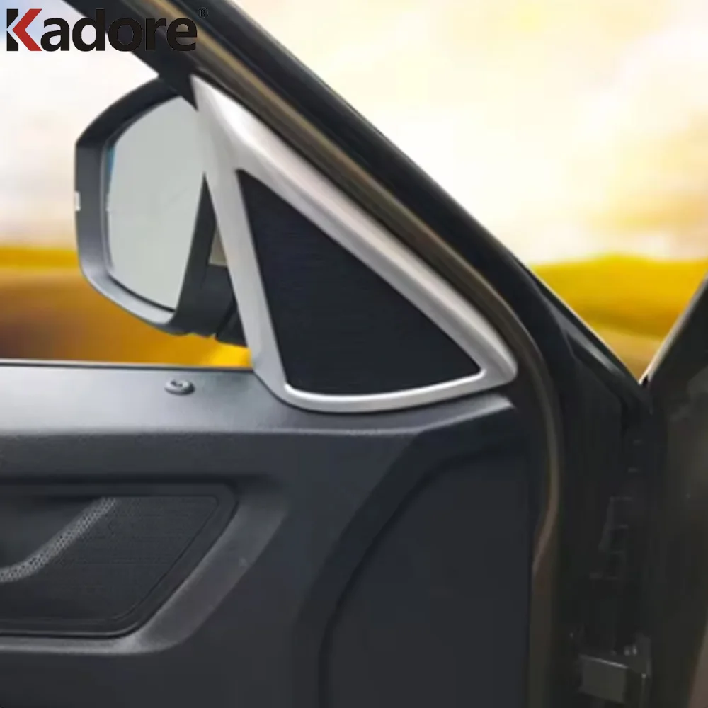 For Skoda Kodiaq 2016 2017 2018 2019 2020 2021 2022 2023 Front Triangle Frame Cover Car Door Triangle Trim Interior Accessories