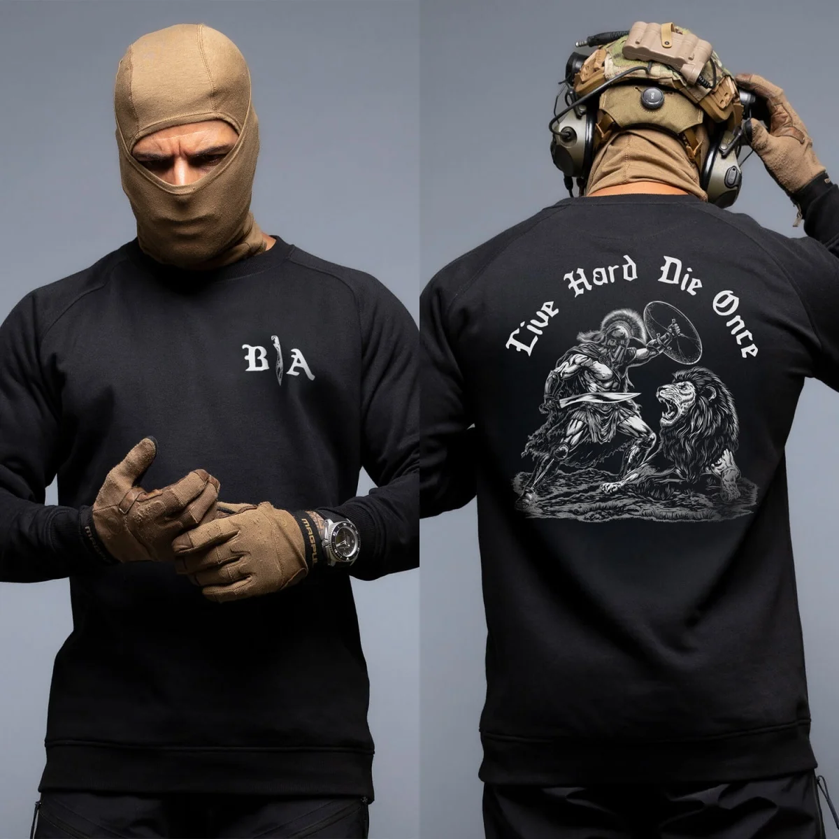 2026 New The War Continues _ Tactical Round-neck Sweatshirt That Displays The Spirit of A Warrior - Brothers in Arms