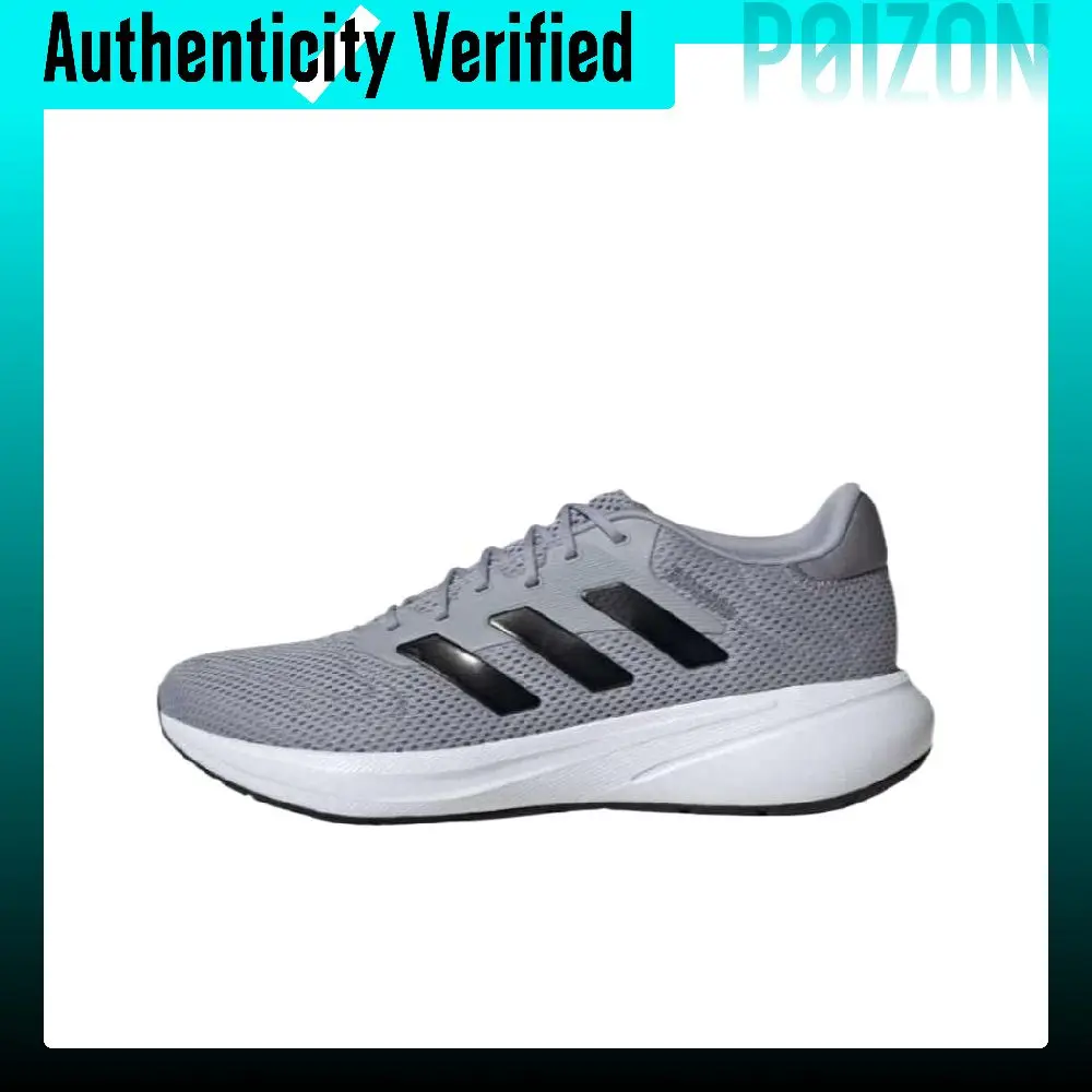 Adidas Response Runner Low top Running Shoes Unisex Light Silver Black Gray IH6102