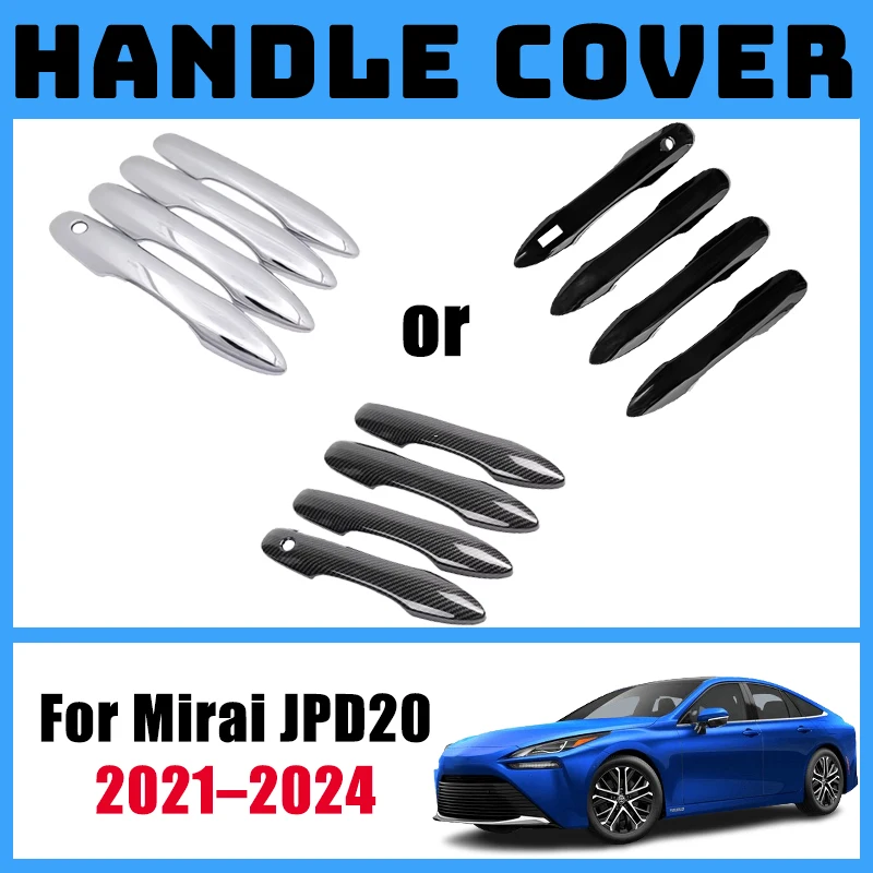 

Door handles Suitable For Toyota Mirai Limited JPD20 2021 2022 2023 2024 Exterior Part Door Handle Decorative Parts Car-Styling