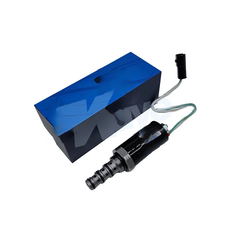 For R215 R220-9 R225-7 Excavator Hydraulic Pump Solenoid Valve KDRDE5K-20/40C07-109