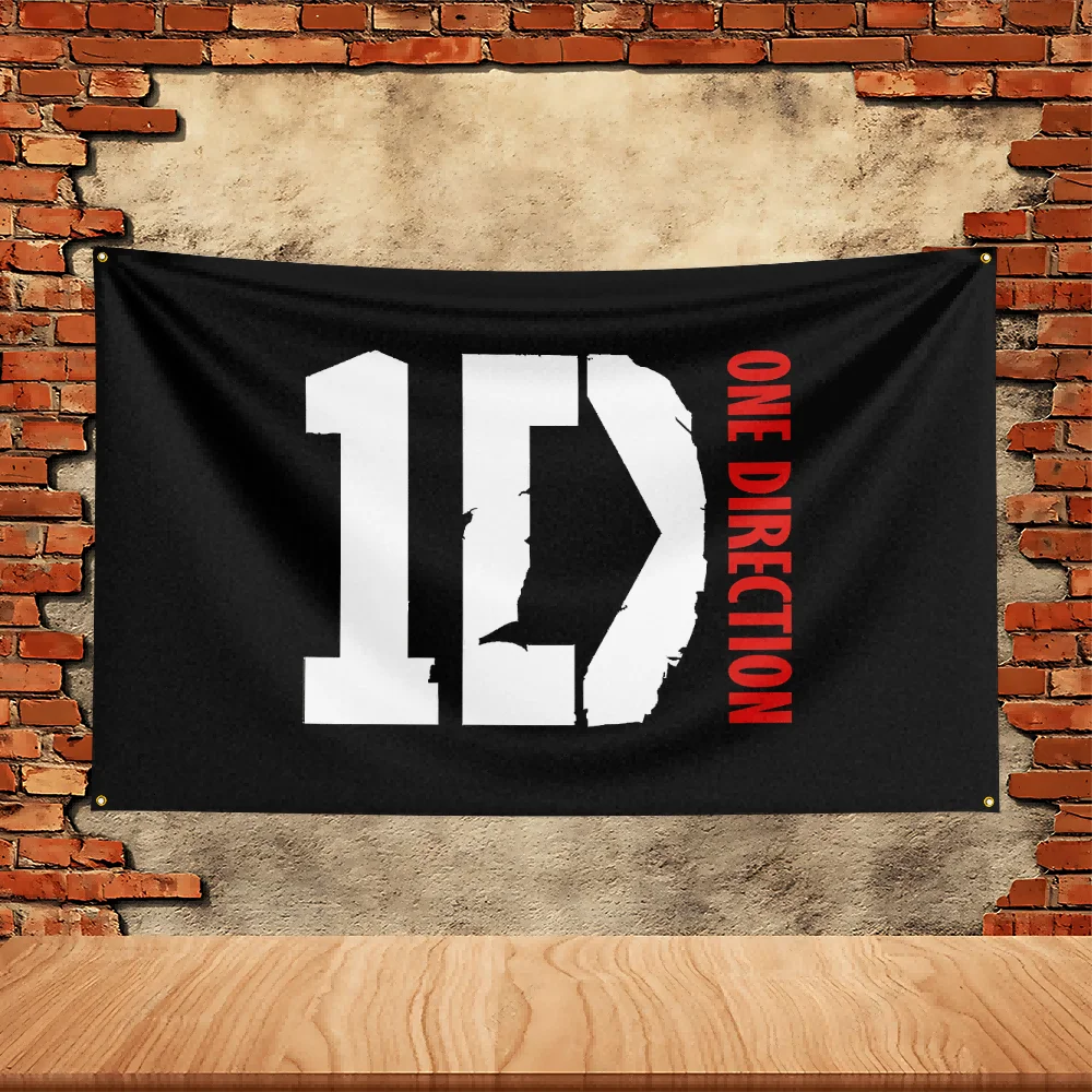 90X150ft One Direction Band Party Flag Polyester Printed Flag Banner Tapestry for Garden Garage Decoration Concert Flag