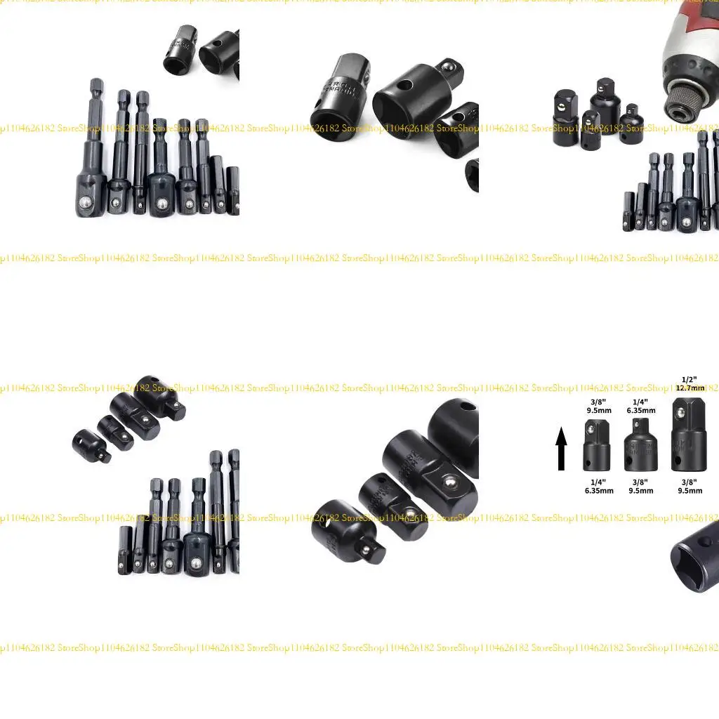 

Q2Q4 8pcs 1/4 "3/8" Адаптер разгибания "и набор адаптера с розеткой 4PCS Impact