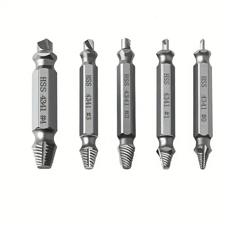 Damaged Broken Screw Extractor Drill Bit Set Stripped Broken Screw Bolt Remover Extractor Easily Take Easy Out Demolition Tools