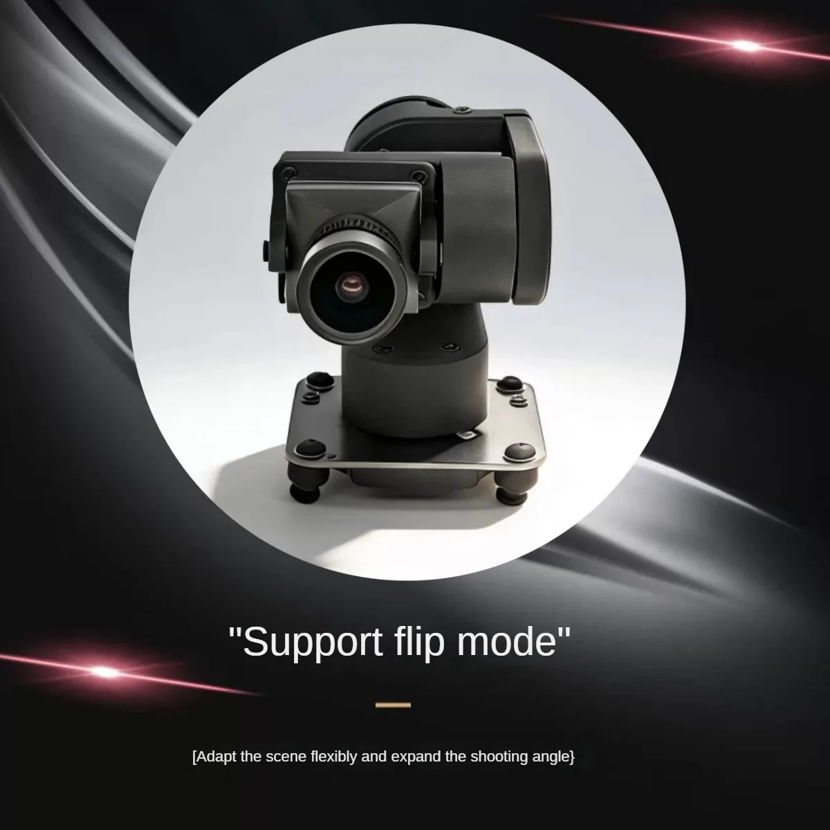 NCZOBOE Gimbal  3-Axis Gimbal Head Track Fpv Goggles  Camera Cam