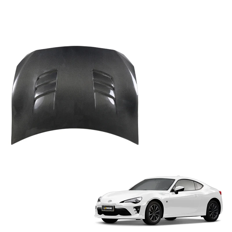 

GT86 A Style Carbon Fiber Engine Hood Car Tuning Parts Engine Cover Hood For Toyota 86 Front Bonnet 2012-2020