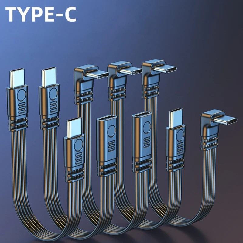 5-200cm Type C to Type C Conversion Adapter Cable Converter Wire Support 45W Charging & 480Mbps Data Transfer