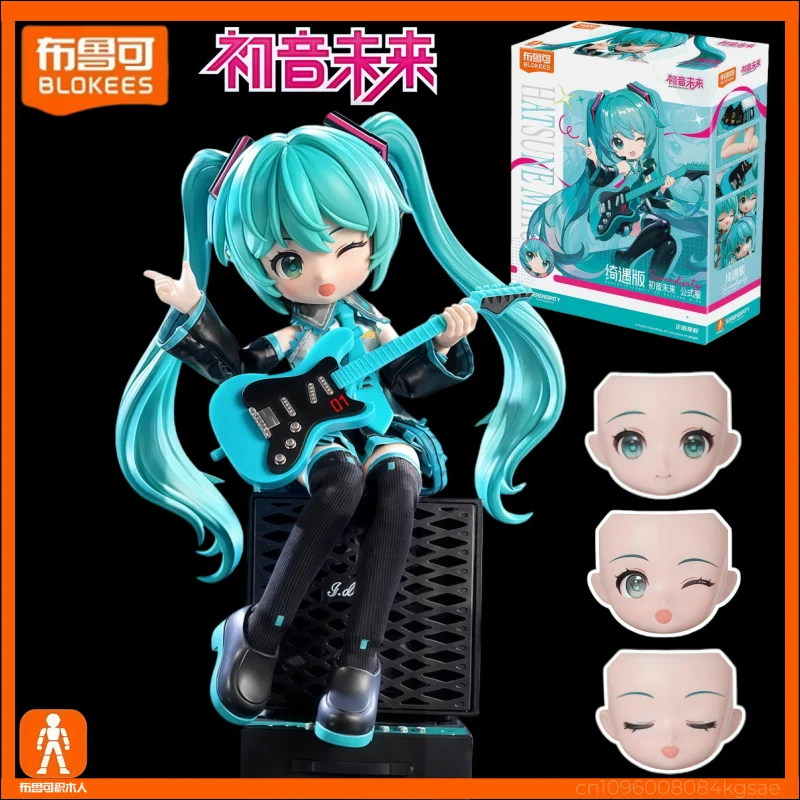 

Предпродажа Blokees, строительные блоки, аниме Хацунэ Мику, официальный наряд, сборка, коллекционные игрушки, подвижная модель, украшение для рабочего стола, подарки