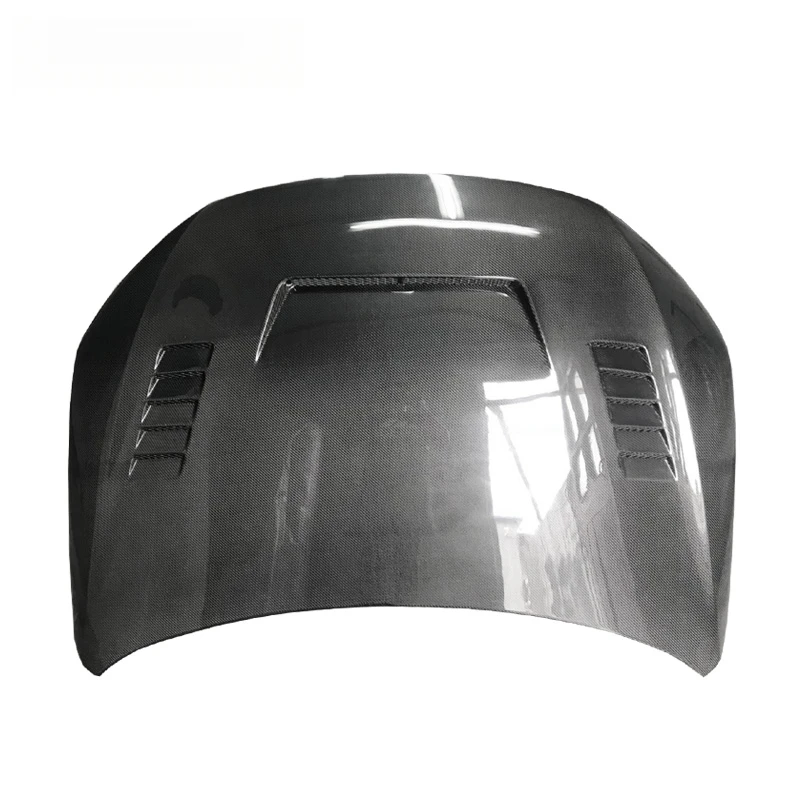 Scirocco Lightweight Genuine Carbon Fiber Vented Hood Matte Black Waterproof