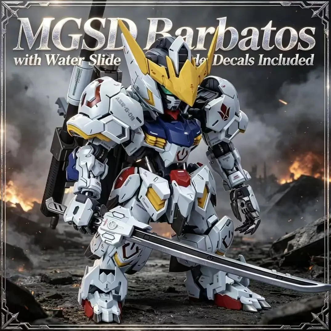 Barbatos Mgsd Assembly Model Kit Action Figures Comes With Water Decals Free Display Stand Desktop Decoration Boys Surprise Toys