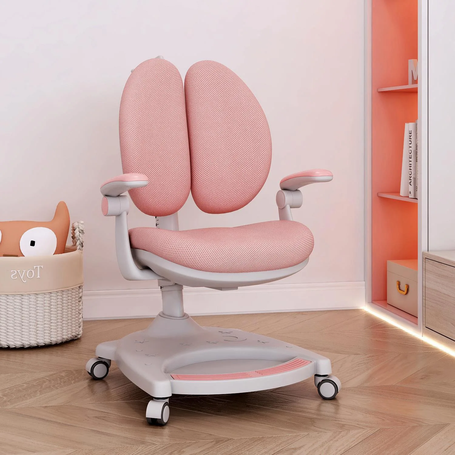 

High Quality Adjustable Height Ergonomic Kids Chair Plastic School Furniture