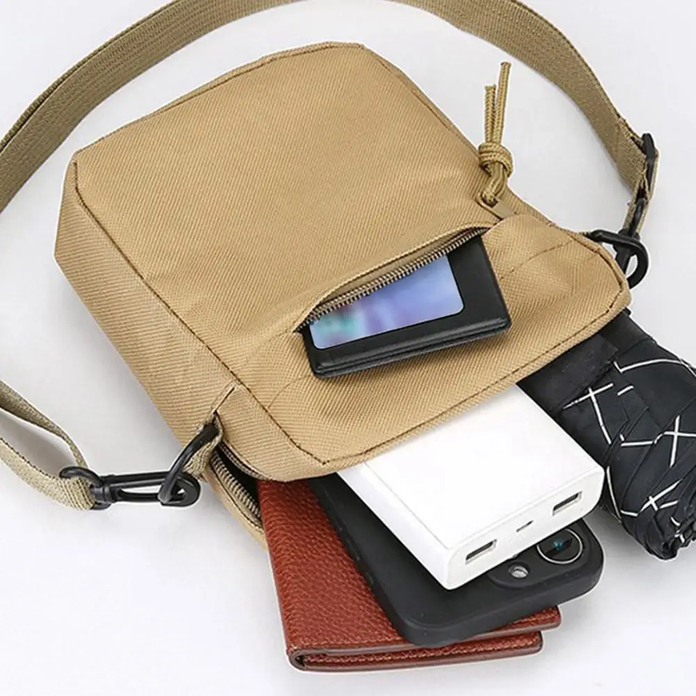Men's and Women's Single-shoulder Bags Crossbody Bags Solid-colored Single-shoulder Small Bags Lightweight Mobile Phone Bags
