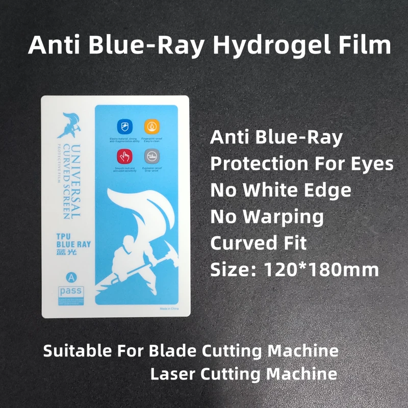 50pcs TPU HD Hydrogel Film For All Phone Protecting Film Cutting Machine Matte/Anti Blue-Ray TPU LCD Screen Protective Hydrogel