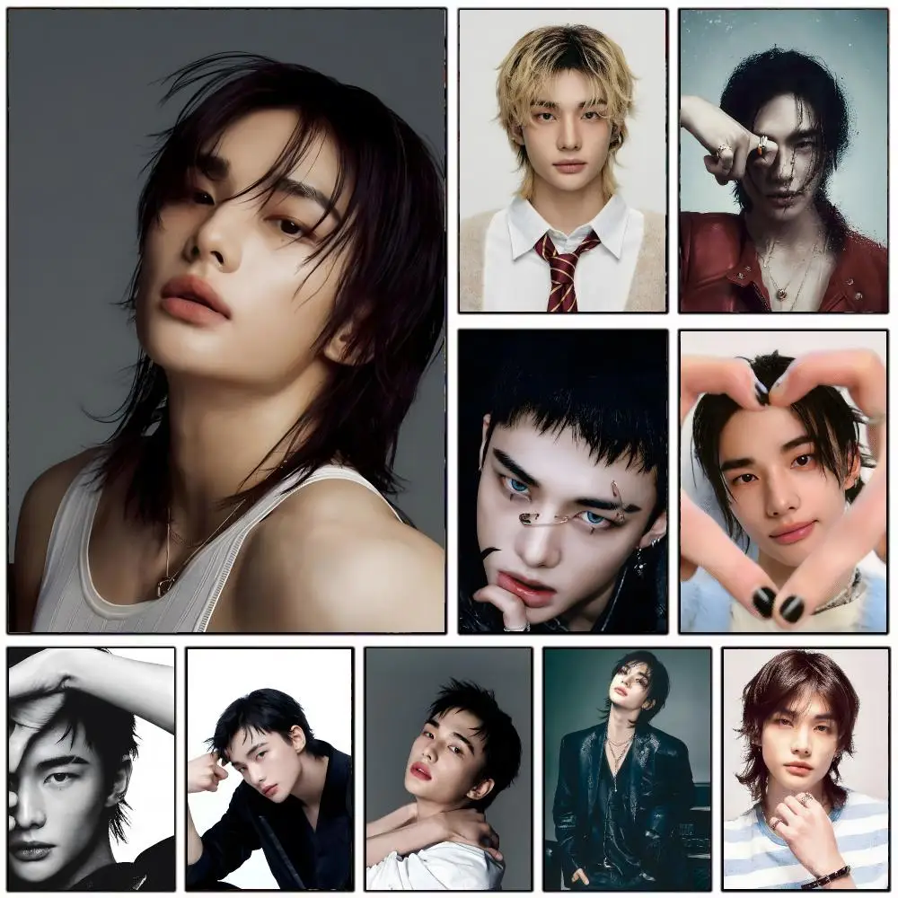 Stylish K-Pop Boy S-Hwang HyunJin Handsome And Charming Poster Wall Art Print Decorative Mural Home Decor Gift Unframed