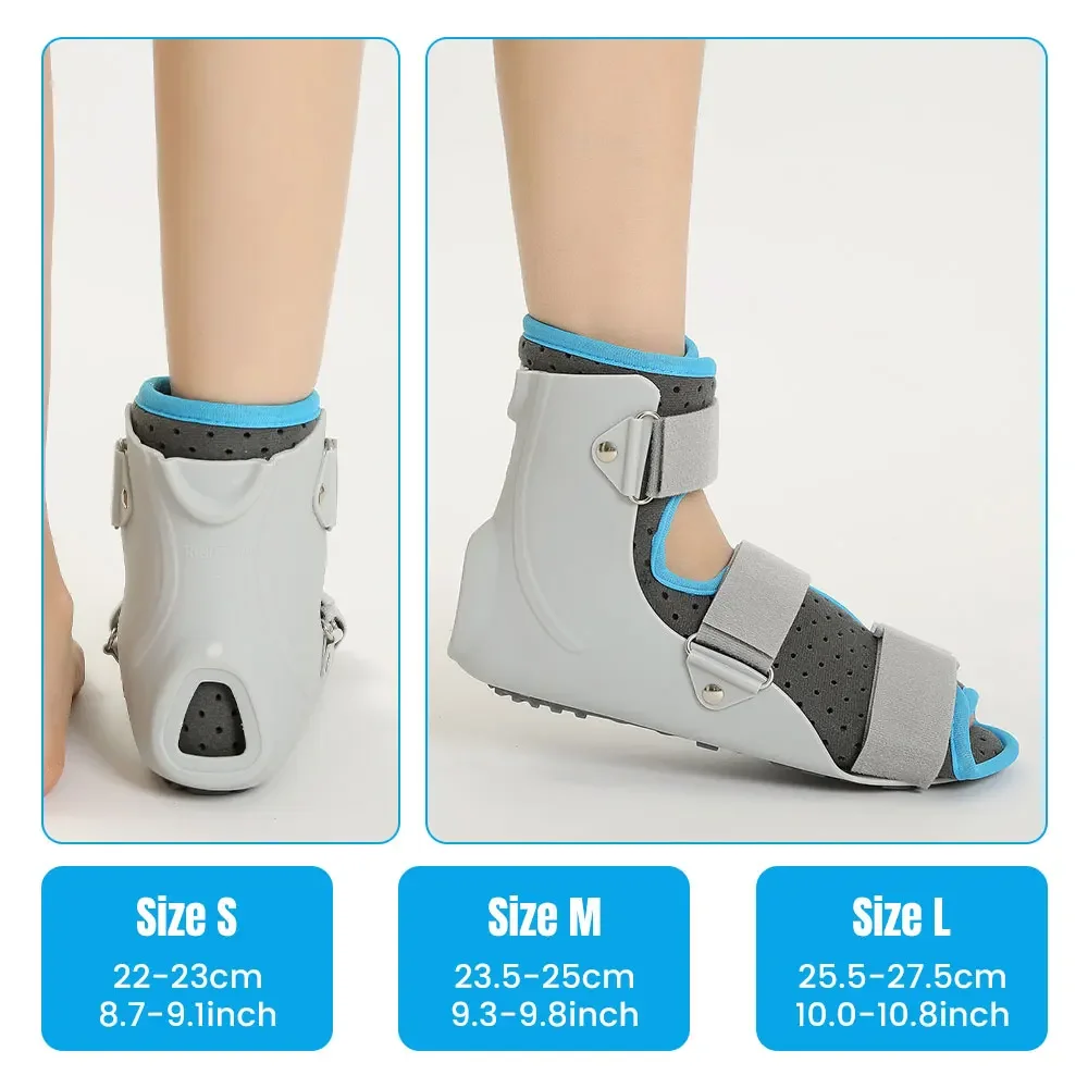 Ankle Stabilizer Injury Recovery Adjustable Ankle Fixation Brace Foot Drop Brace Postural Correct Shock Fixing Supporter