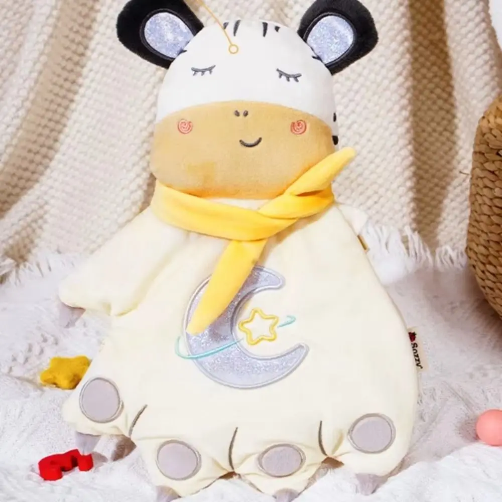 PP-katoen Palmvorm Rustgevend kussen Zachte pluizige dieren Marionet Knuffels Handgemaakte collectie Schattige gevulde handpoppen