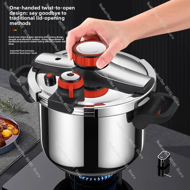 316 stainless steel thickened explosion-proof design, universal for large-capacity gas induction cookers