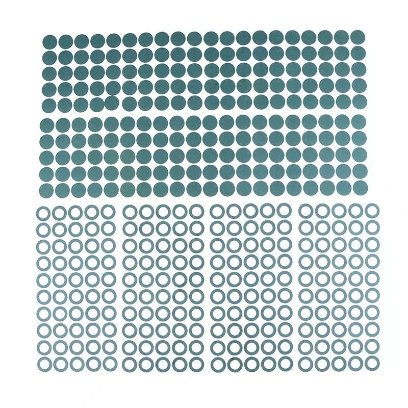 200pcs Self-Adhesive 18650 21700 26650 32650 Battery Insulating Gasket Li-ion Battery Insulation Electrical Insulation Pad Rings