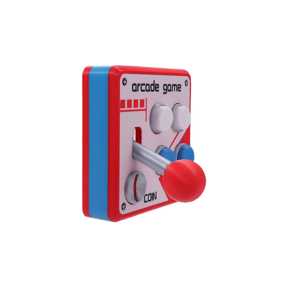 Creative Light Switch Guard Covers 3D Printed Self-Adhesive Joystick Switch Stickers Waterproof Retro Arcade Games