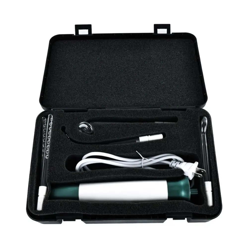 يغذي جذور الشعر حزمة مشط دوامة عالية التردد سهلة الاستخدام عصا نمو الشعر دوامة 4 إعدادات آلة الوجه العناية بالشعر