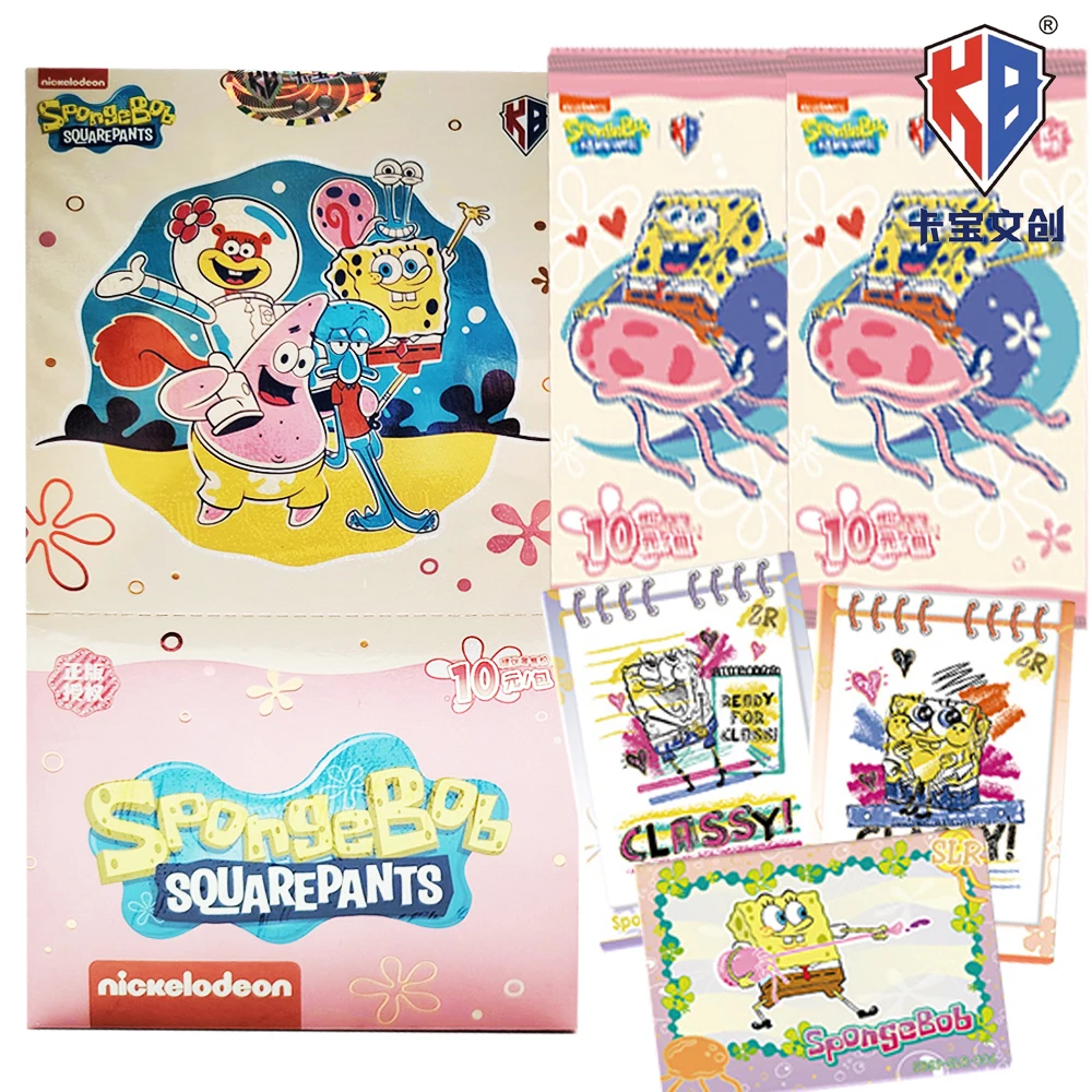

Genuine KABAO SpongeBob SquarePants Collection Cards for Kids American Comedy Animation SSR UR SP Characters Portrait Cards Gift