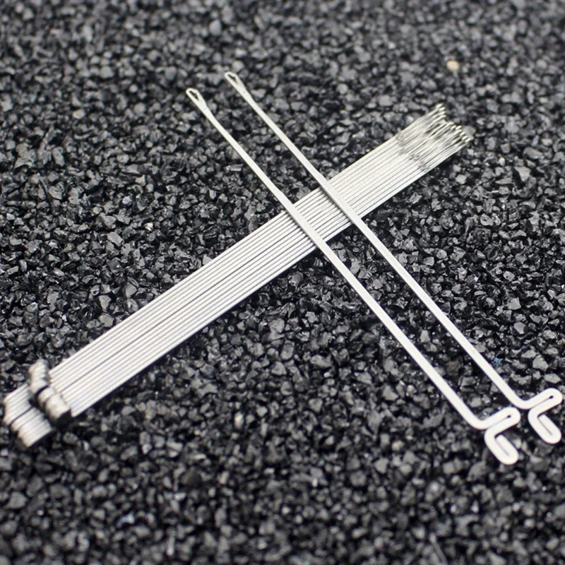 JAVRICK 10 Pcs Crochet Threader Beading Needles Stringing Tool DIY Jewelry Making 80mm NEW