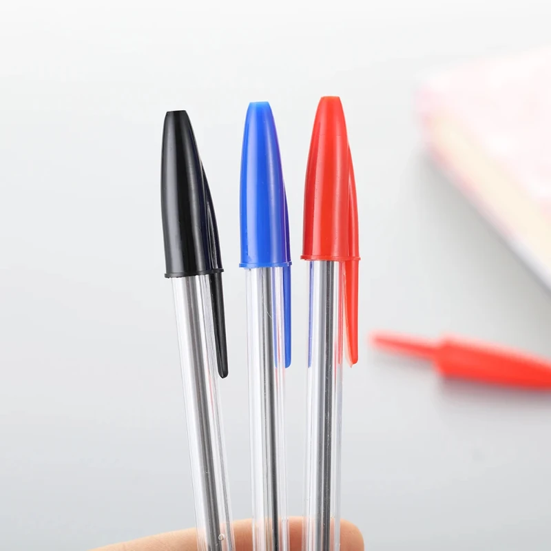 10/15Pcs Comfort Ballpoint Pen, Medium Point, 1.0mm, for Smooth Writing And Journaling, Black/Blue/Red Ink,