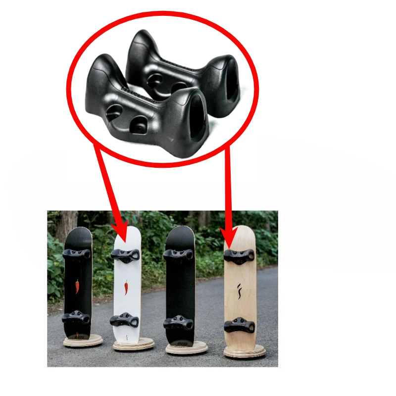 Skateboard Ollie Practice Block For Beginner Kids Adults Fix Front Truck Kickflip Training Holder