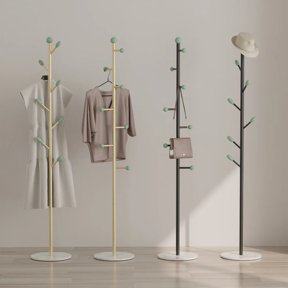 

Modern Simple Household Floor-to-ceiling Coat Rack Internet Celebrity Explosion Multifunctional Hanger Design Sense Creative
