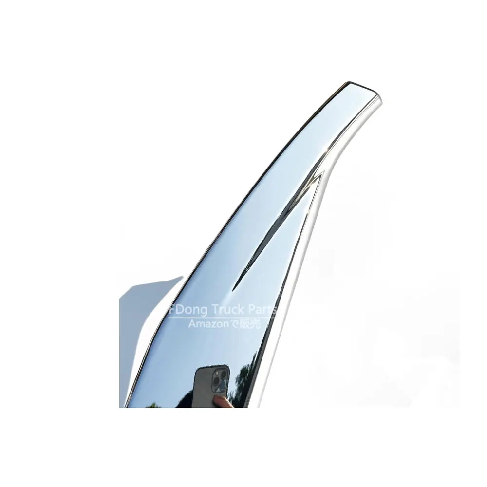 FDONG 1 Set 3 Pcs Chrome Front Panel Garnish for FUSO F420 FP517 FP519