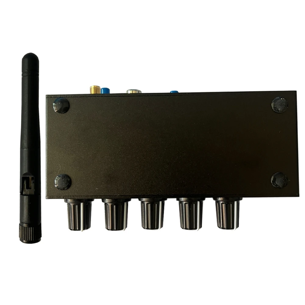 A45U MK-88 Bluetooth Coaxial Decoder Stereo Preamplifier Audio Amplifier Mixing Board With DC 12V Power-Adapter US Plug
