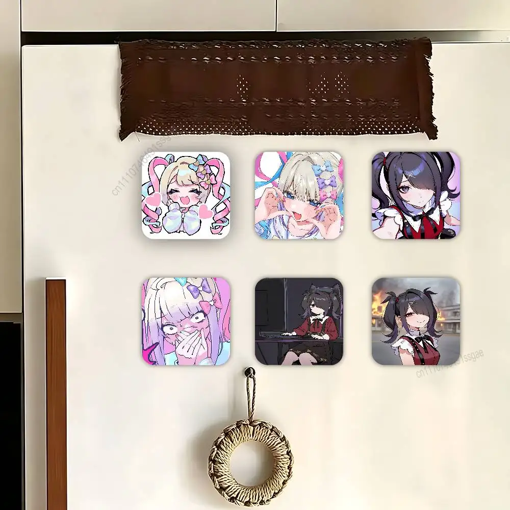 

N-NEEDY GIRL O-OVERDOSE KAnge Decorative Refrigerator Magnets,Fridge Magnets for Kitchen Home Office Whiteboard Locker Decor
