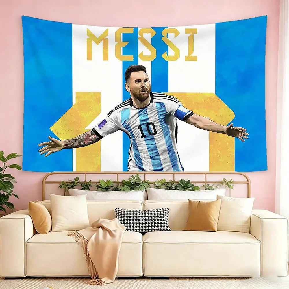 Lionel Messi-10  Flags Wall Hanging Tapestry Outdoor Garage Room Decorative flag Background Blanket
