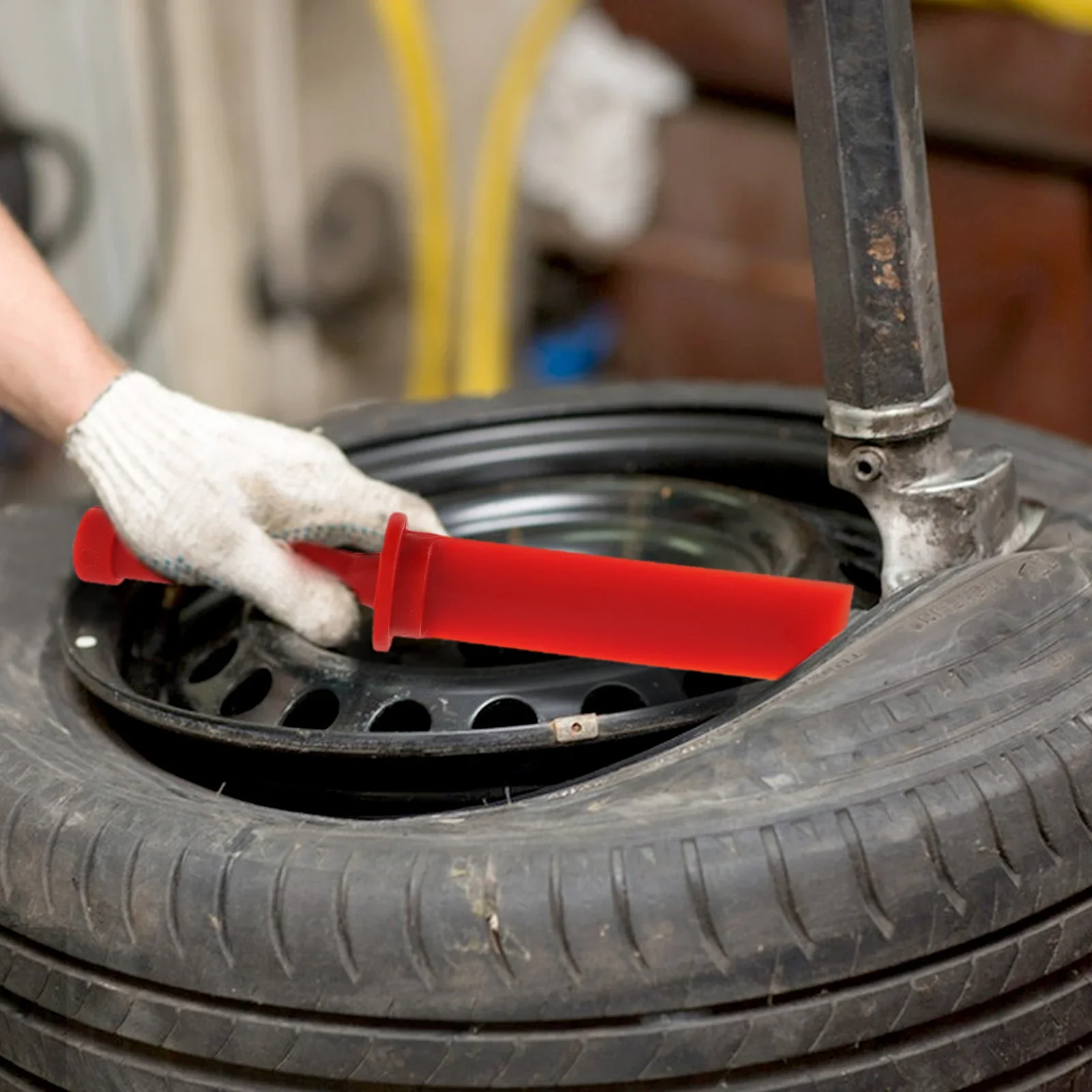 4 Buah Alat Perbaikan Ban Mobil Plastik Penyeimbang Roda Pengikis untuk Perekat Puing-puing Otomotif Menempel Pada Pita Penghilang Keseimbangan Berat