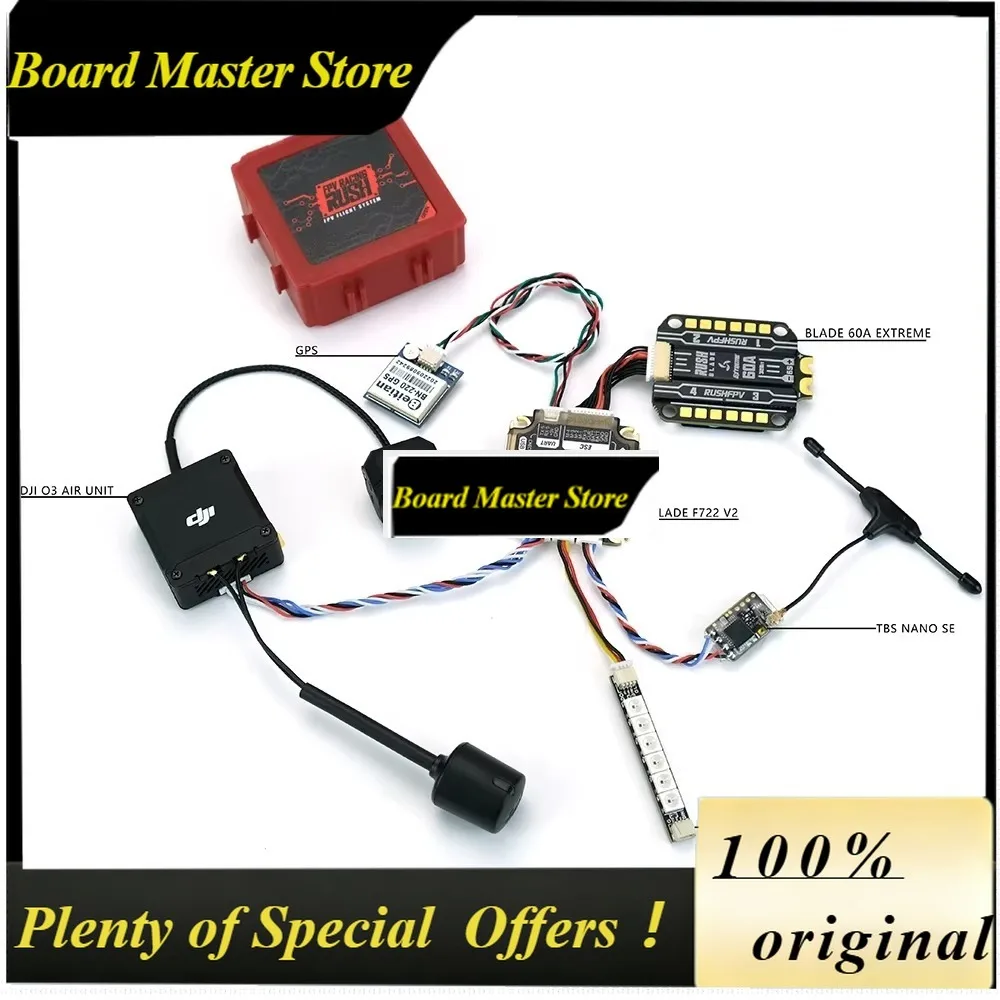 BoMsRUSHFPV RUSH BLADE F722 V2 FPV Flight Controller STM32F722 ICM42688P 16MB BlackBox 3-6S 30X30mm Digital Analog For FPV Drone