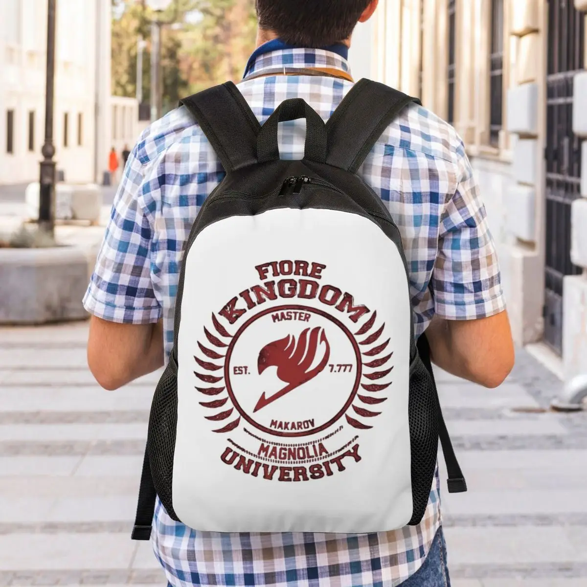 Fairy Tail Team Flag Backpack Student Boys Girls BookBag School Bag Computer Shoulder Bags
