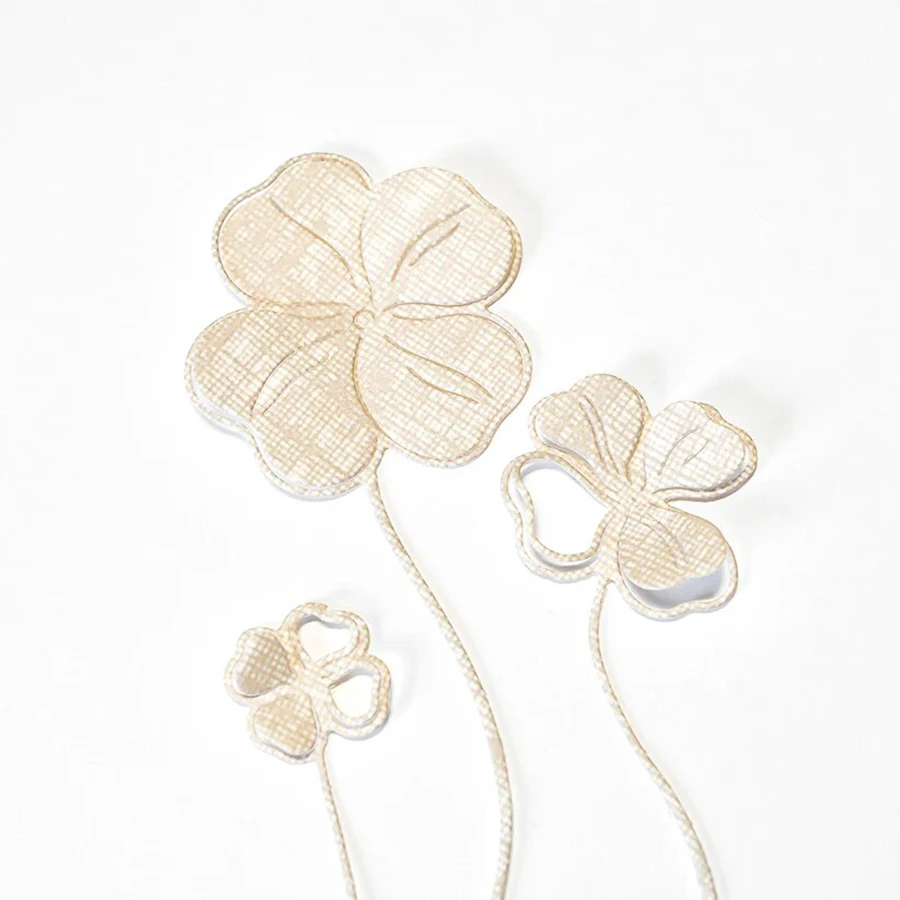 2025 New Arrival Butterfly Plants Four-leaved Clover Mushroom Agaric Metal Cutting Dies for DIY Scrapbooking Card Making Stencil view 4