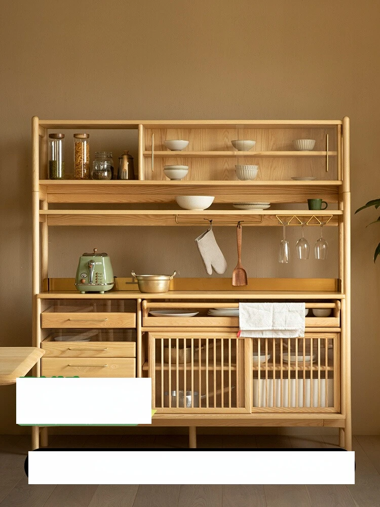 

Solid wood restaurant cabinets, lockers against the wall, side cabinets
