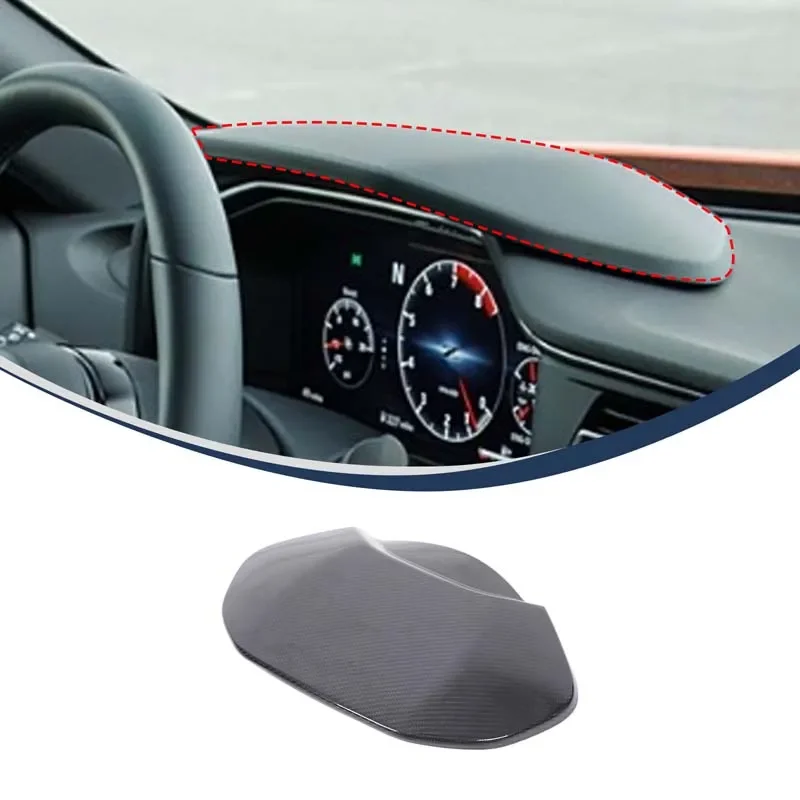 

Real Carbon Fiber For Nissan 400Z Car Display Panel Cover Decorative Sticker Car Interior Protection Accessories 1Pcs