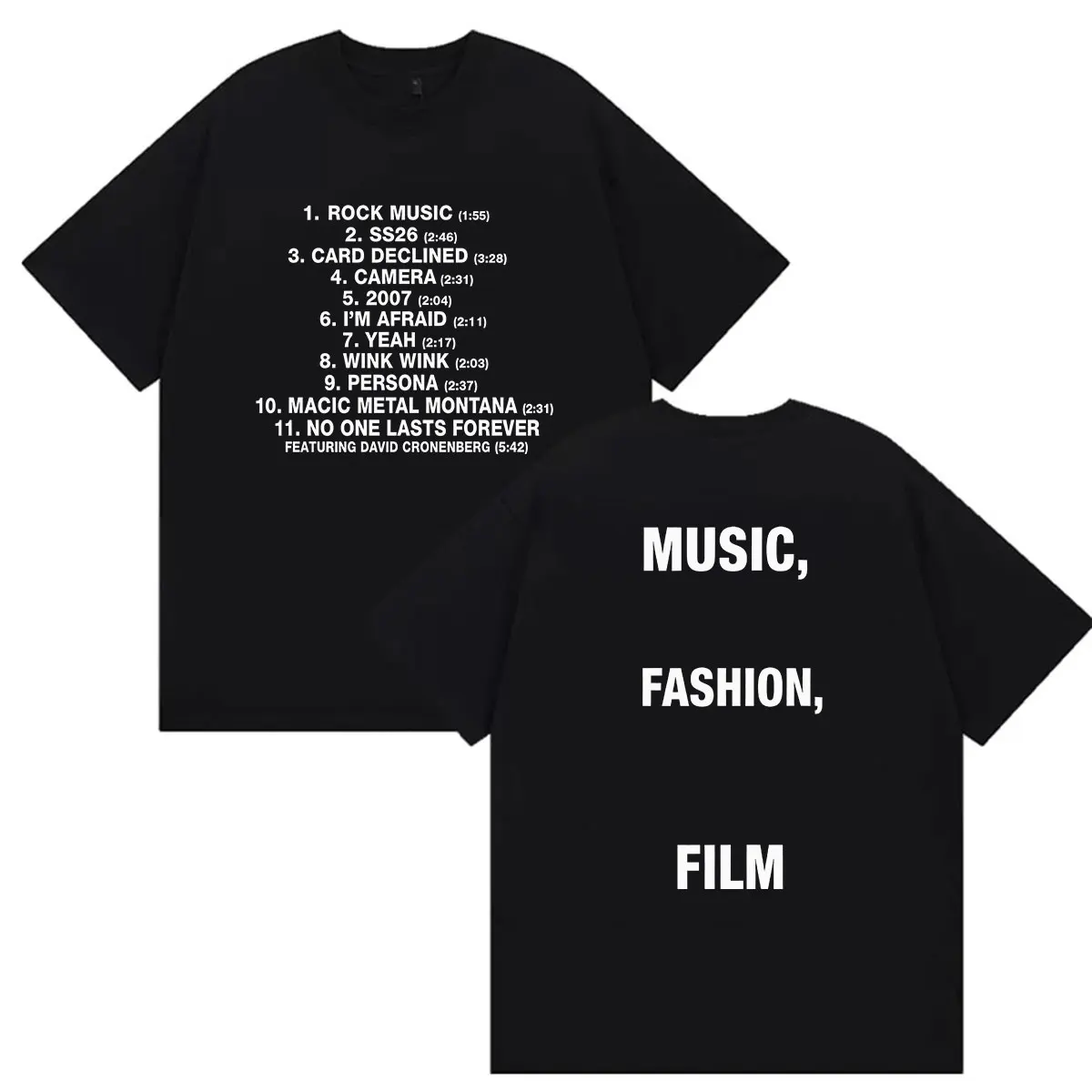 Charli XCX Music Fashion Film Album 2026 Print T Shirts Men Women Clothing Fashion Short Sleeve T-shirt Casual 100% Cotton Tees